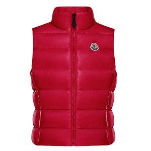 [5y] MONCLER GHANY Kids Waterproof Puffer Vest in Fuchsia